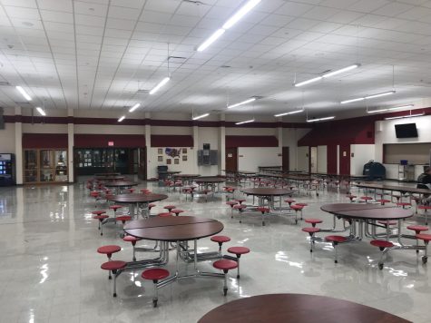 The PCM High School cafeteria and setting for the annual Homecoming dance. Less and less students have been attending the dance since 2019. 