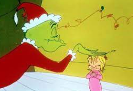 Senior Ashlyn Alleger - The Grinch (the original cartoon) - I grew up watching it and I relate with him!