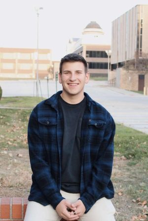 Senior Trey Voeller is proud of his Mental Health Fair. 