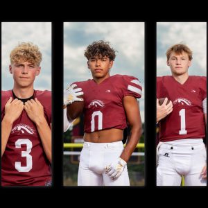 Dominic Witt (10), Adrien Robbins (11), and Gavin VanGorp (11)