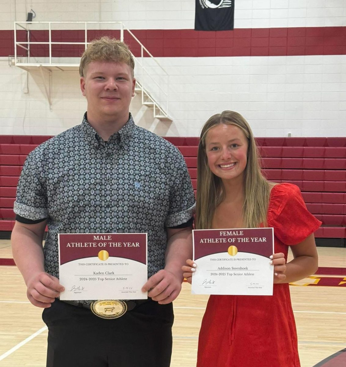 Seniors Recognized at Senior Awards Night